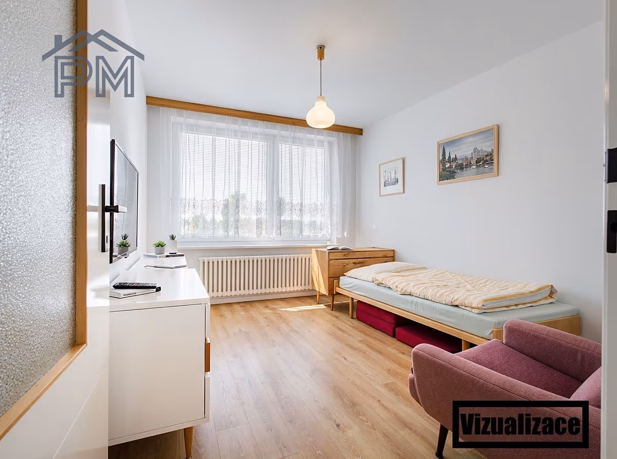 Vizualizace pokoje po rekonstrukci